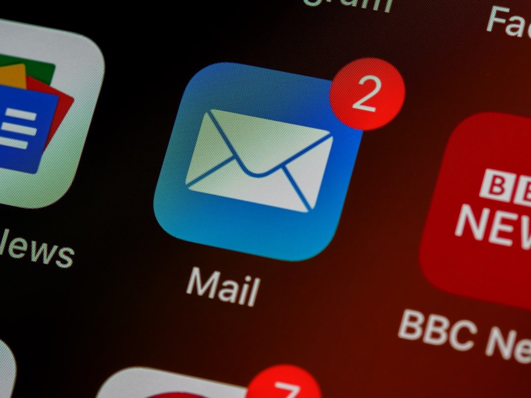 Mail app icon showing unread messages